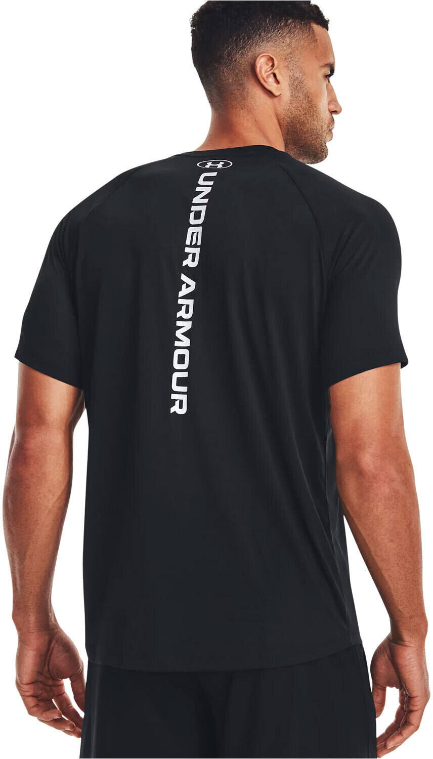 Under Armour tech reflective camiseta fitness hombre Negro (L)