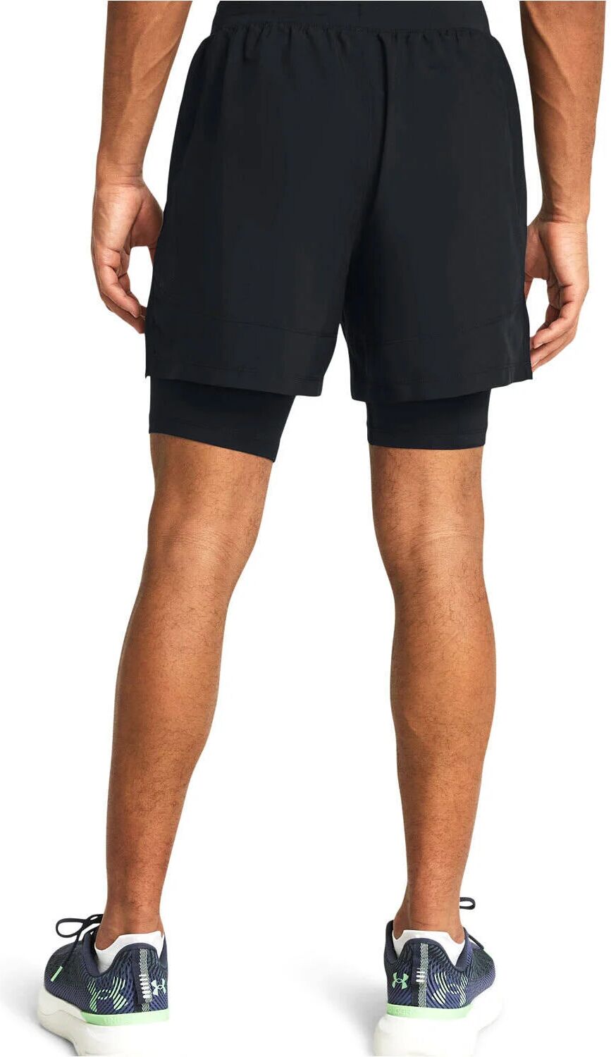 Under Armour launch 5 2in1 pantaloneta técnica hombre Negro (L)