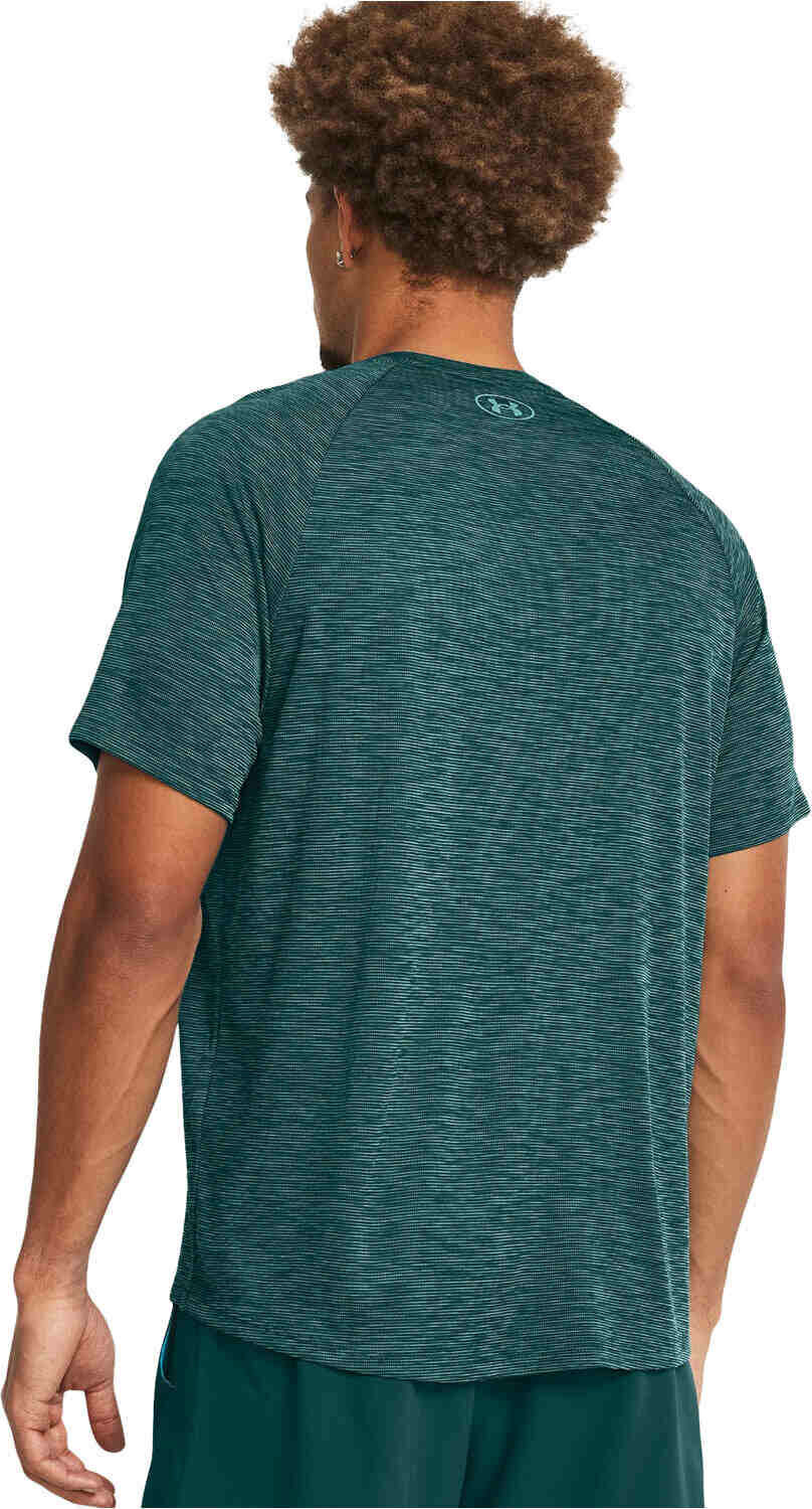 Under Armour tech textured camiseta fitness hombre Verde (M)