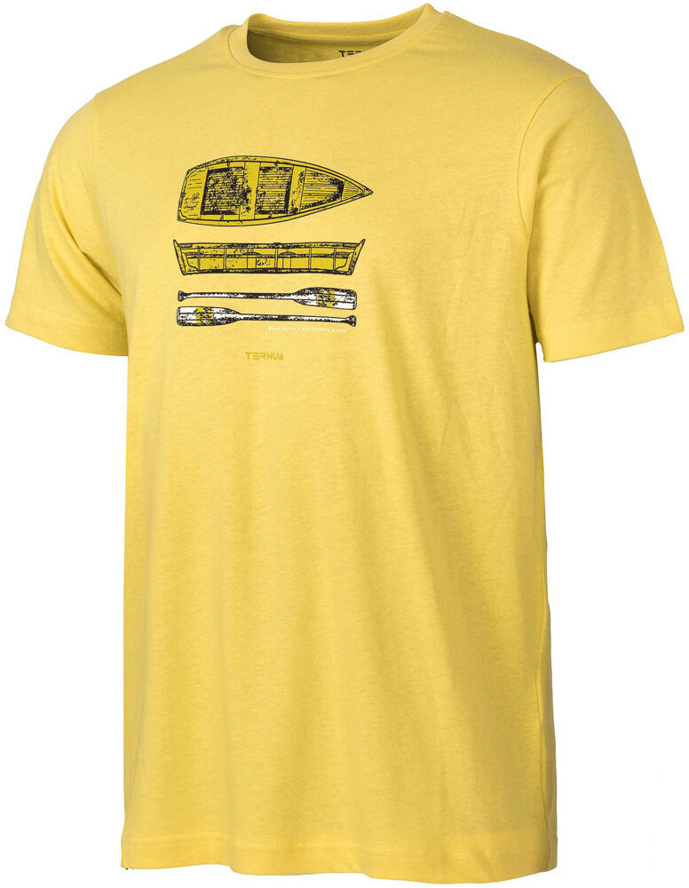 Ternua colinet camiseta montaña manga corta hombre Amarillo (M)