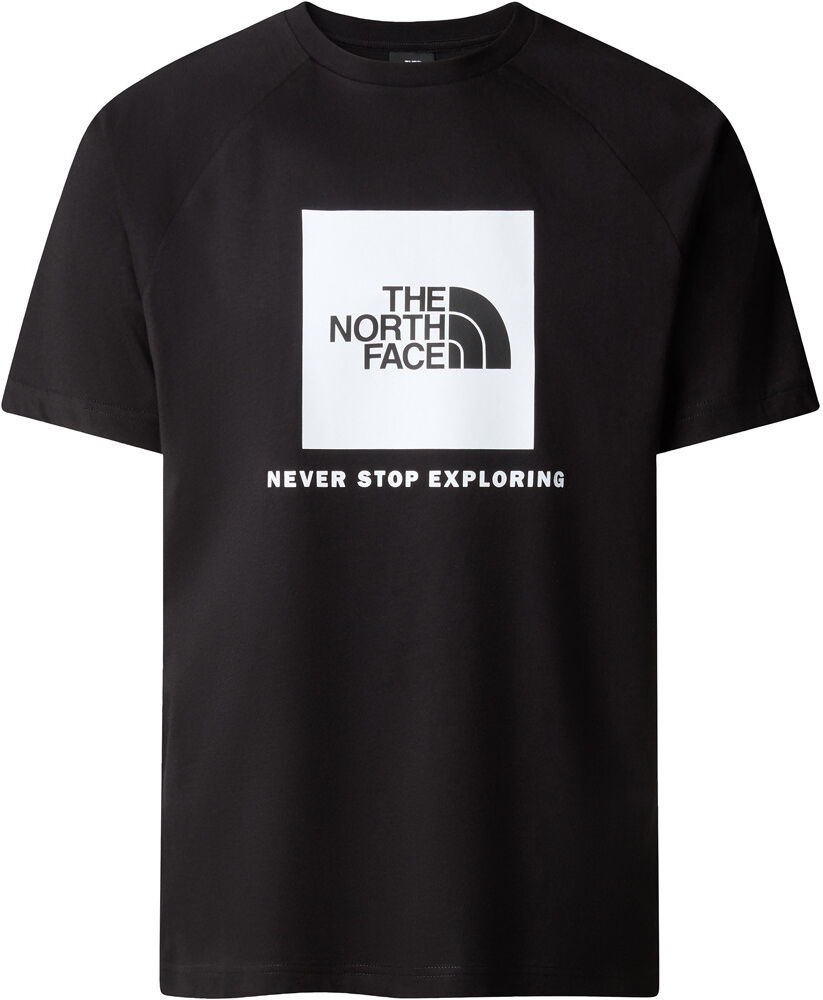 The North Face raglan redbox camiseta montaña manga corta hombre Negro (L)