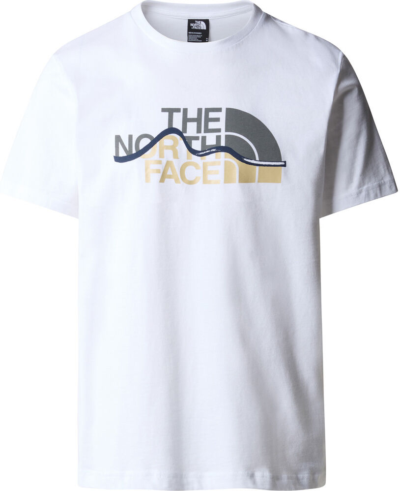 The North Face mountain line camiseta montaña manga corta hombre Blanco (XL)