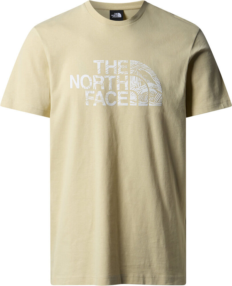 The North Face woodcut dome camiseta montaña manga corta hombre Marron (XL)