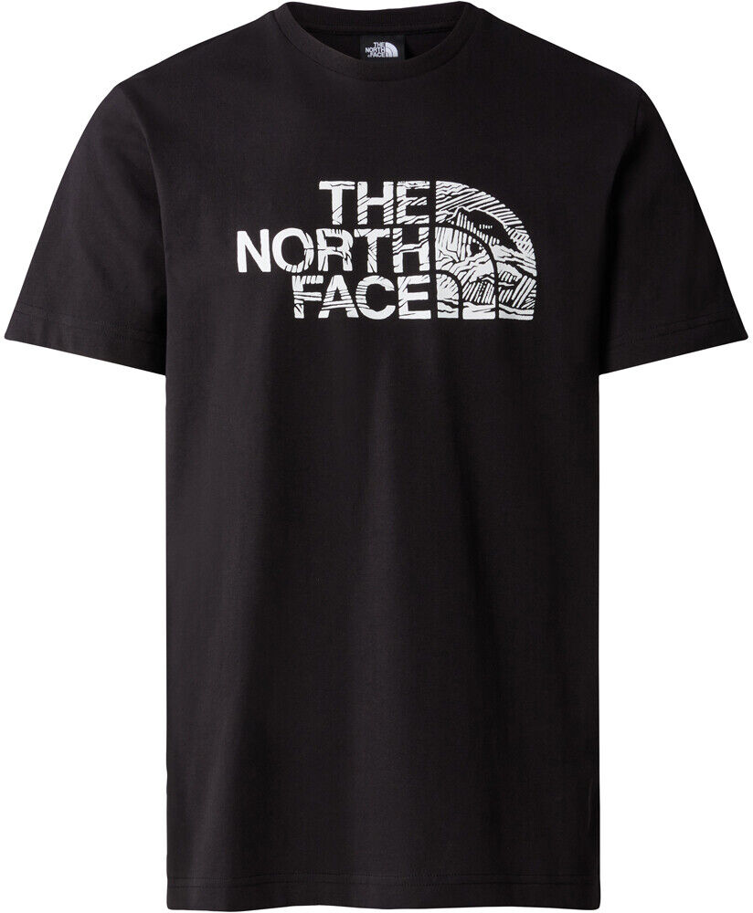 The North Face woodcut dome camiseta montaña manga corta hombre Negro (S)