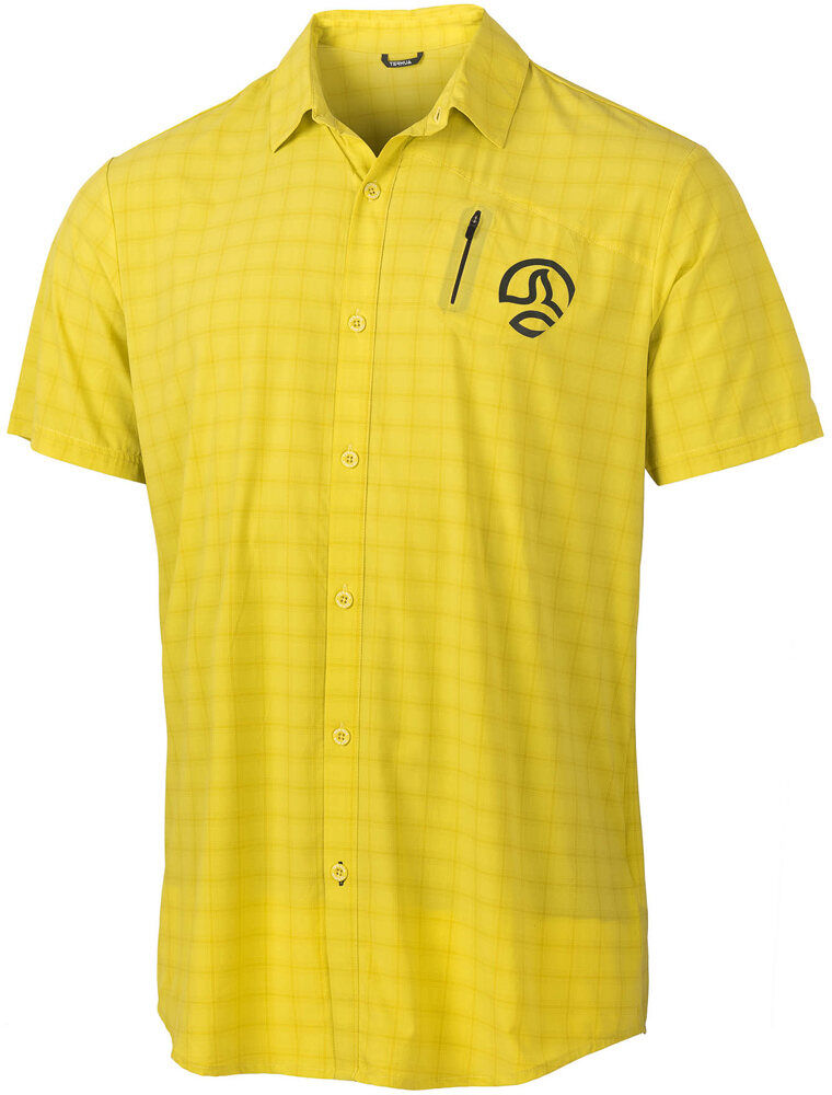 Ternua athym camisa montaña manga corta hombre Amarillo (XXXL)