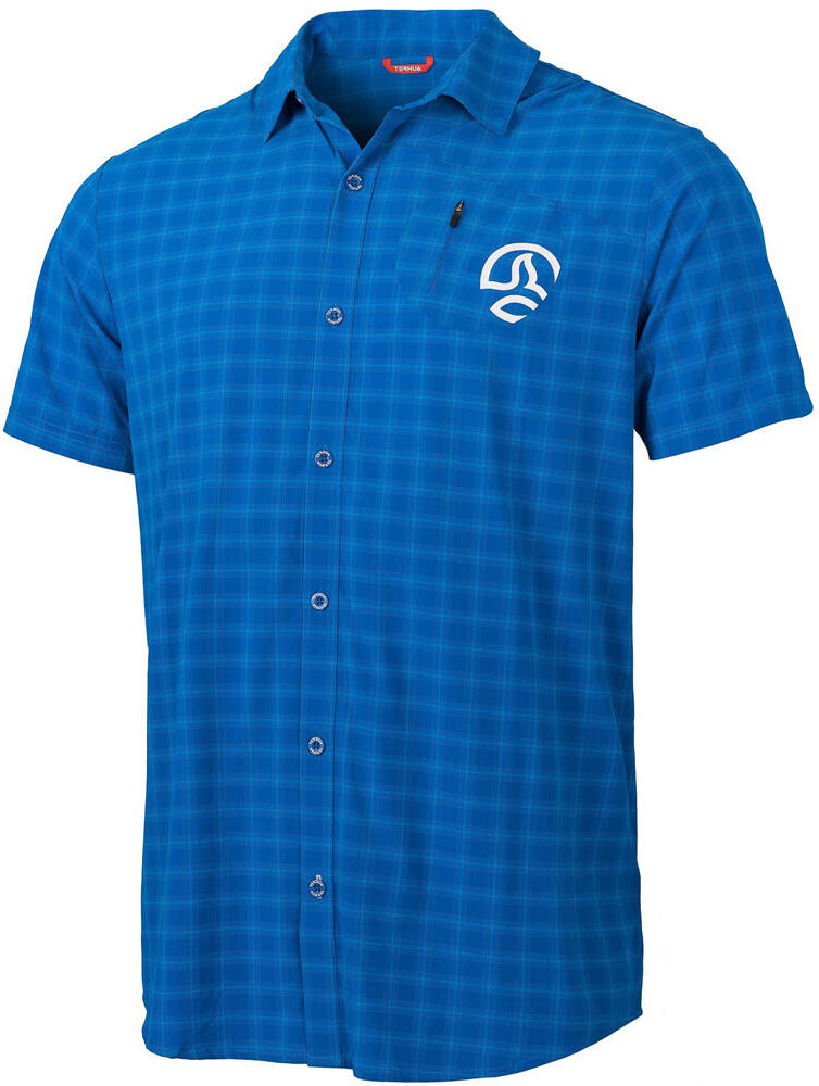 Ternua athym camisa montaña manga corta hombre Azul (S)