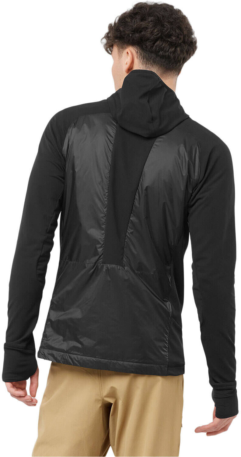 Salomon elixir hybrid hd insulated chaqueta outdoor hombre Negro (XXL)