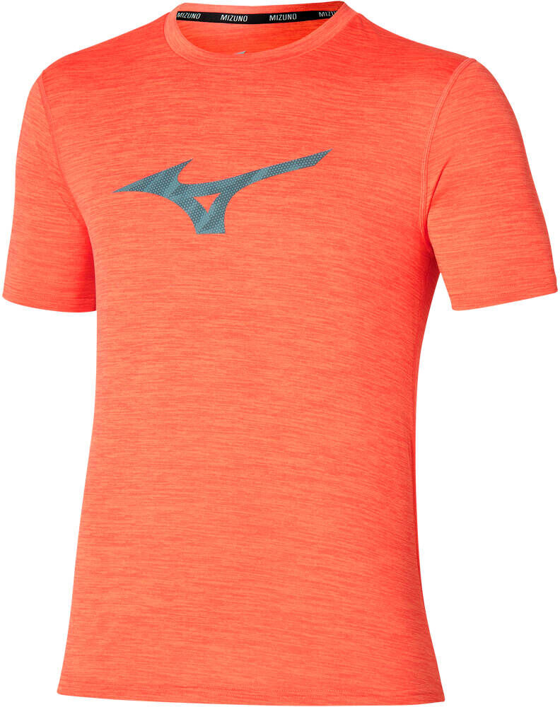 Mizuno core camiseta técnica manga corta hombre Naranja