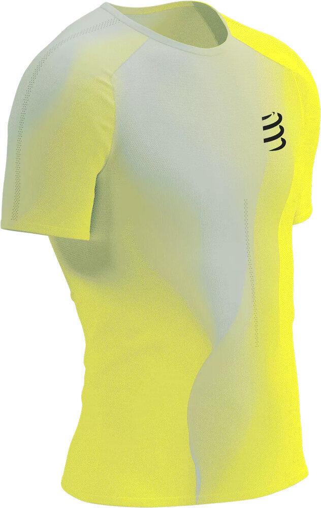 Compressport performance camiseta técnica manga corta hombre Amarillo (S)