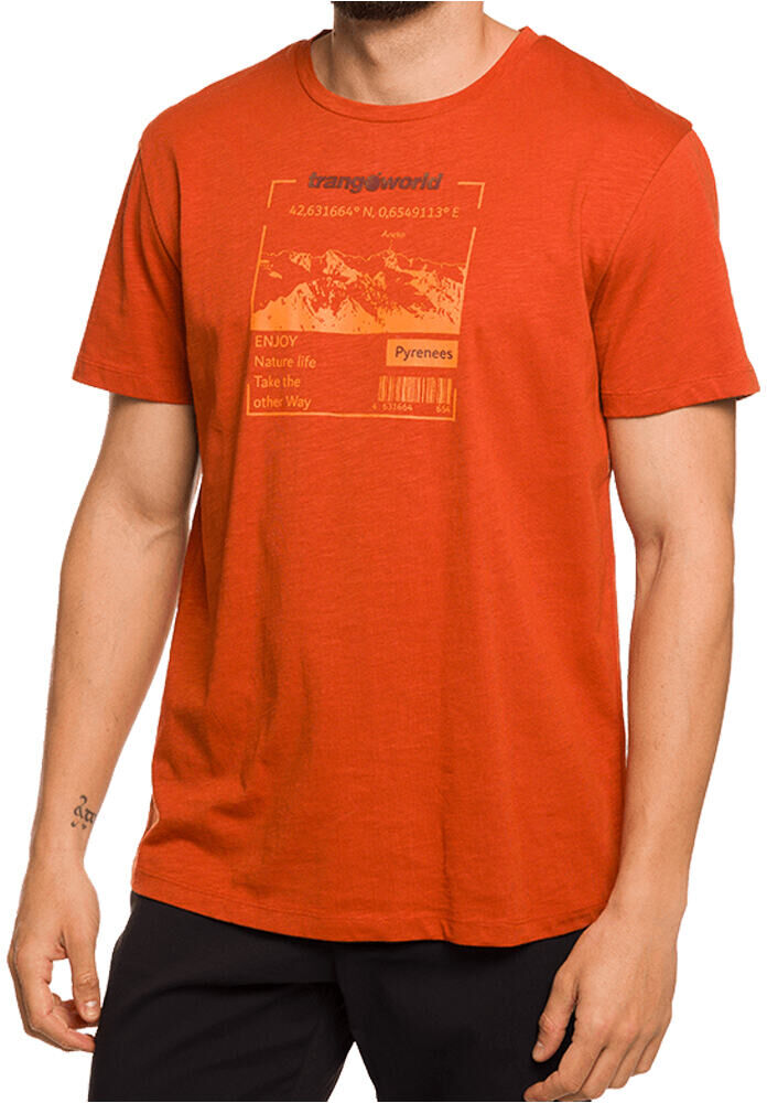 Trango aruca camiseta montaña manga corta hombre Azul (XL)