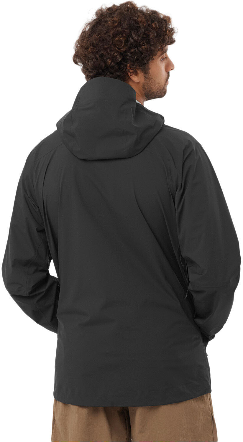 Salomon outerpaht waterproof pro chaqueta impermeable hombre Negro (M)