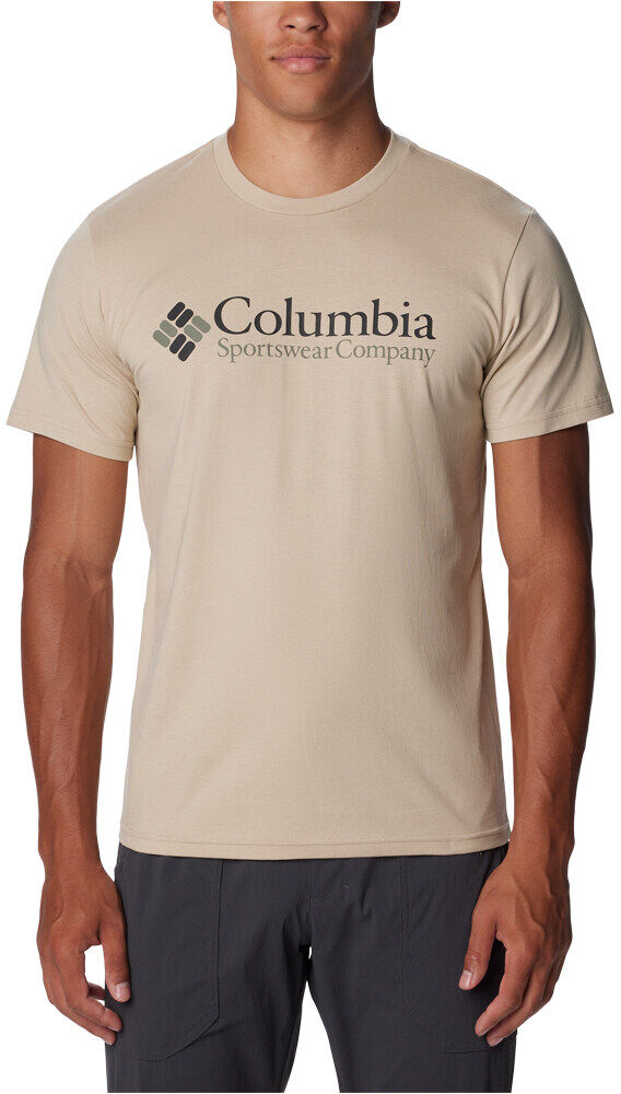 Columbia csc basic logo camiseta montaña manga corta hombre Marron (XL)