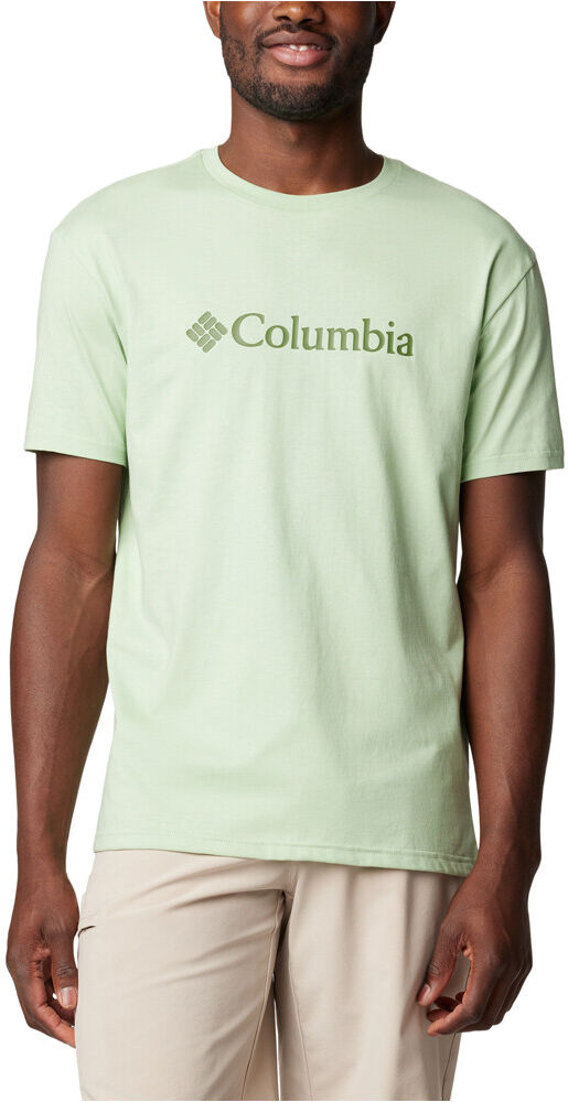 Columbia csc basic logo camiseta montaña manga corta hombre Verde (XL)