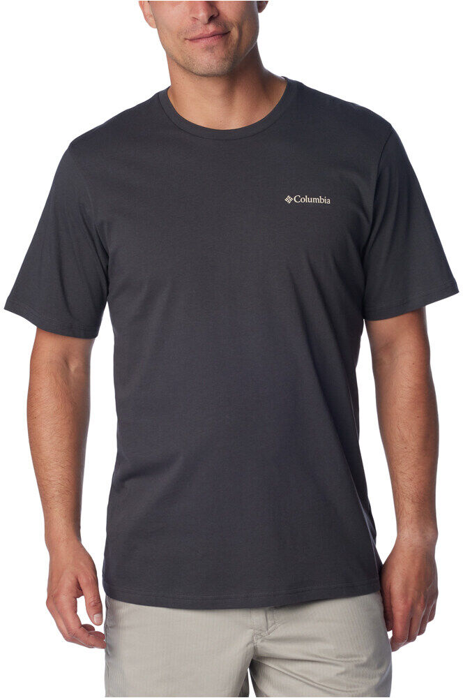 Columbia north cascades camiseta montaña manga corta hombre Azul (S)