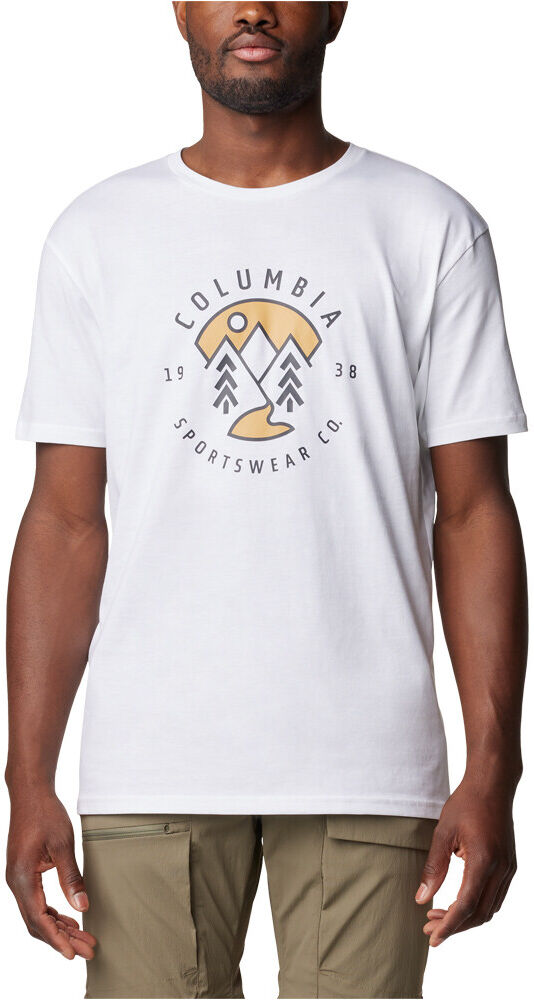 Columbia rapid ridge camiseta montaña manga corta hombre Blanco (L)