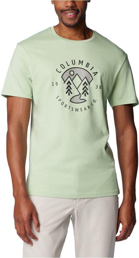 Columbia rapid ridge camiseta montaña manga corta hombre Verde (XS)