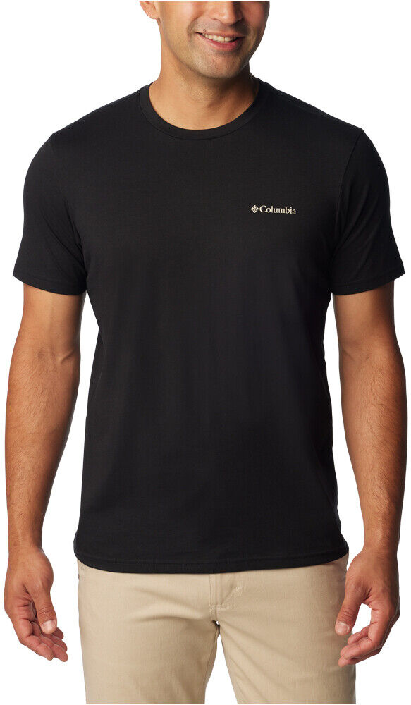 Columbia rapid ridge camiseta montaña manga corta hombre Negro (S)