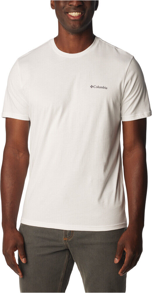 Columbia rapid ridge camiseta montaña manga corta hombre Blanco (M)