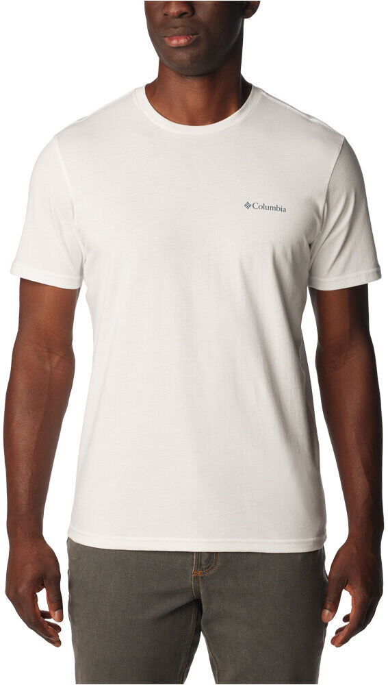 Columbia rapid ridge camiseta montaña manga corta hombre Blanco (M)