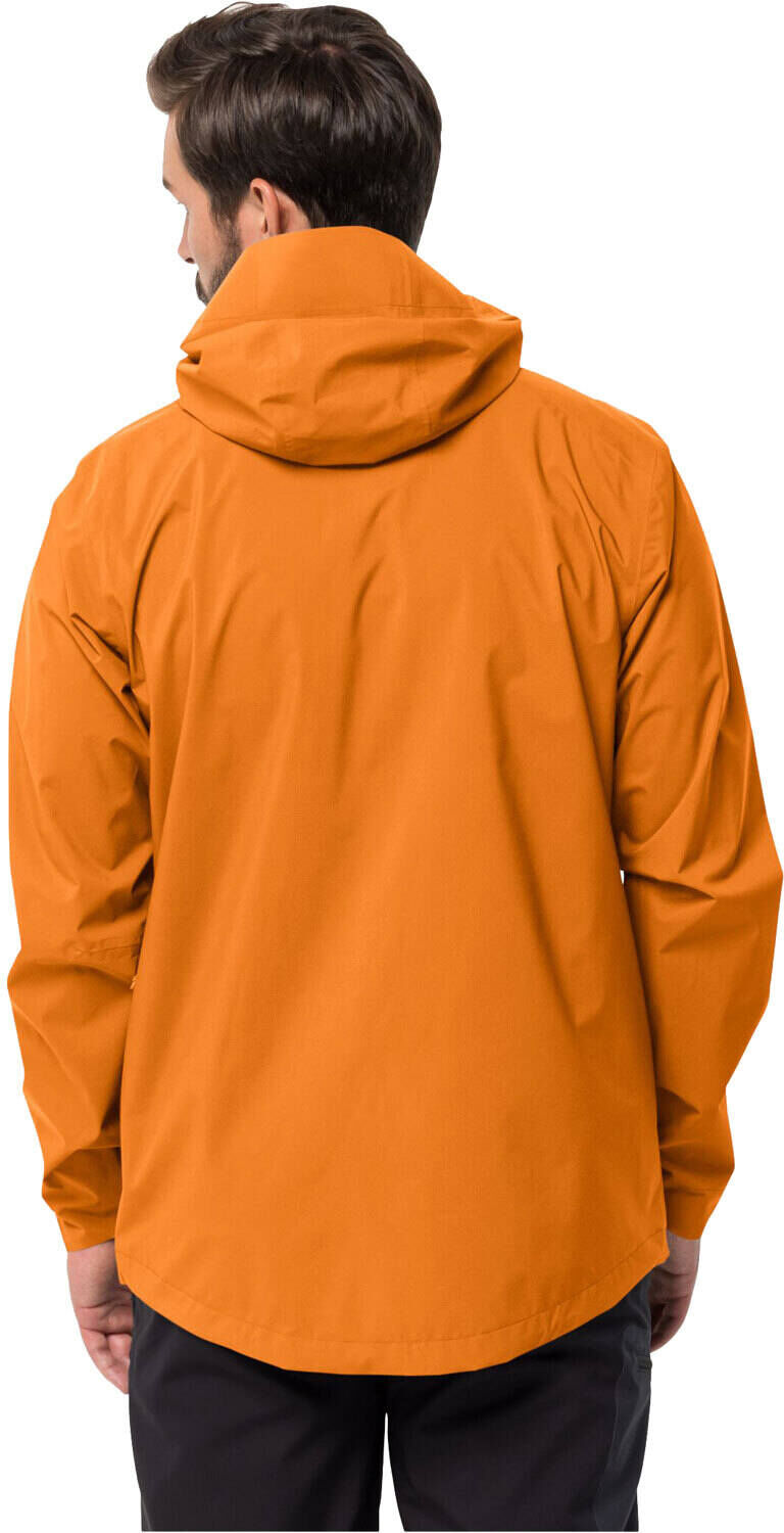 Jack Wolfskin elsberg 25l chaqueta impermeable hombre Naranja (XL)