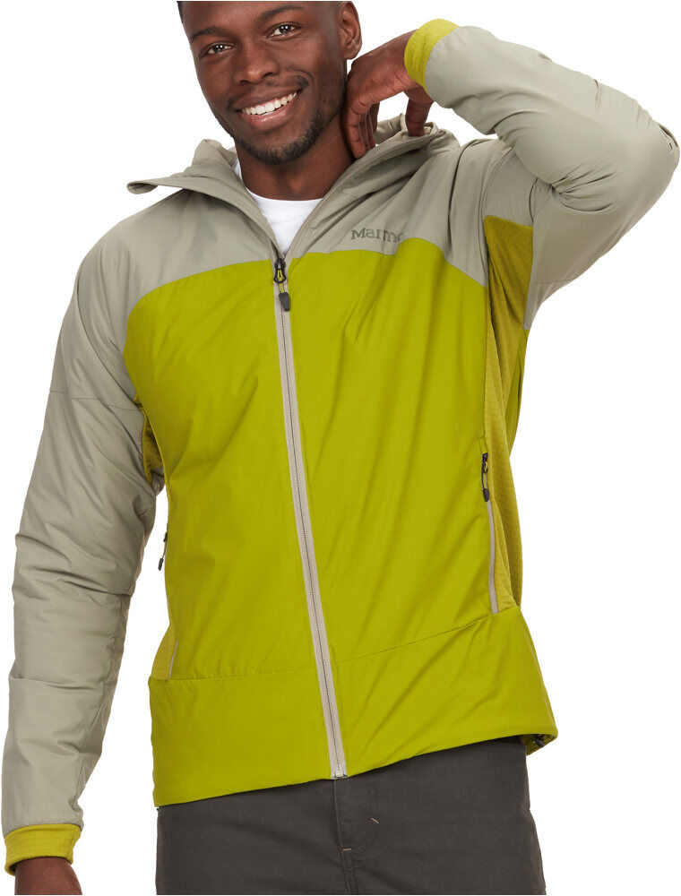 Marmot novus lt hybrid chaqueta outdoor hombre Gris