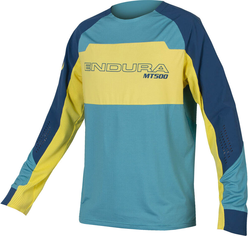 Endura mt500 burner lite m/l maillot manga larga hombre Azul (S)