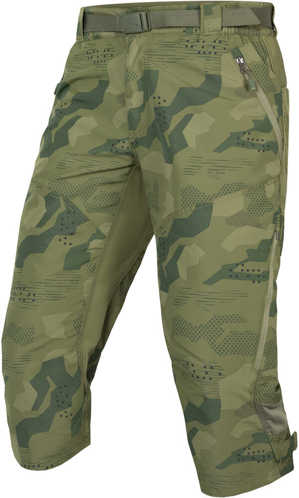 Endura short pirata hummvee pantalón largo ciclismo hombre Verde (XL)