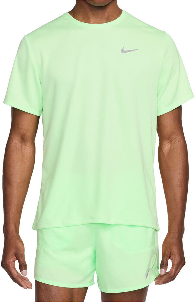 Nike m nk df uv miler ss camiseta técnica manga corta hombre Lila (S)