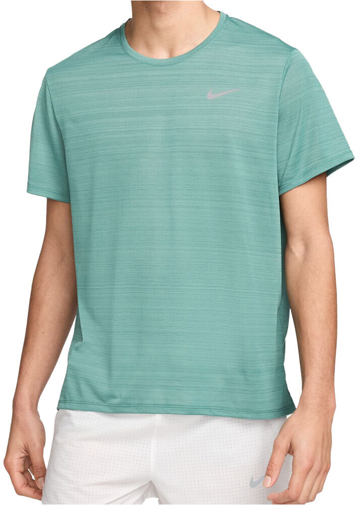 Nike dri-fit miler camiseta técnica manga corta hombre Verde (L)