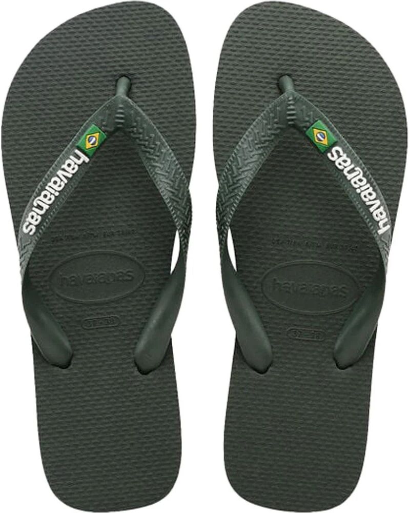 Havaianas brasil logo chanclas hombre Verde (4344)