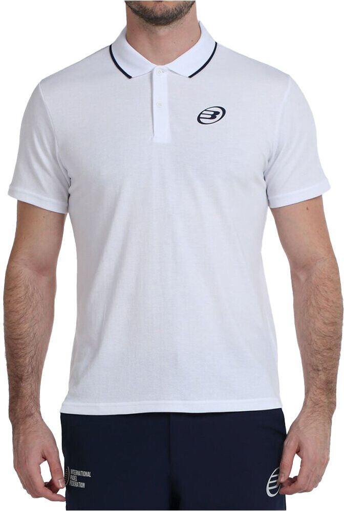 Bullpadel centeb polo tenis manga corta hombre Blanco (S)