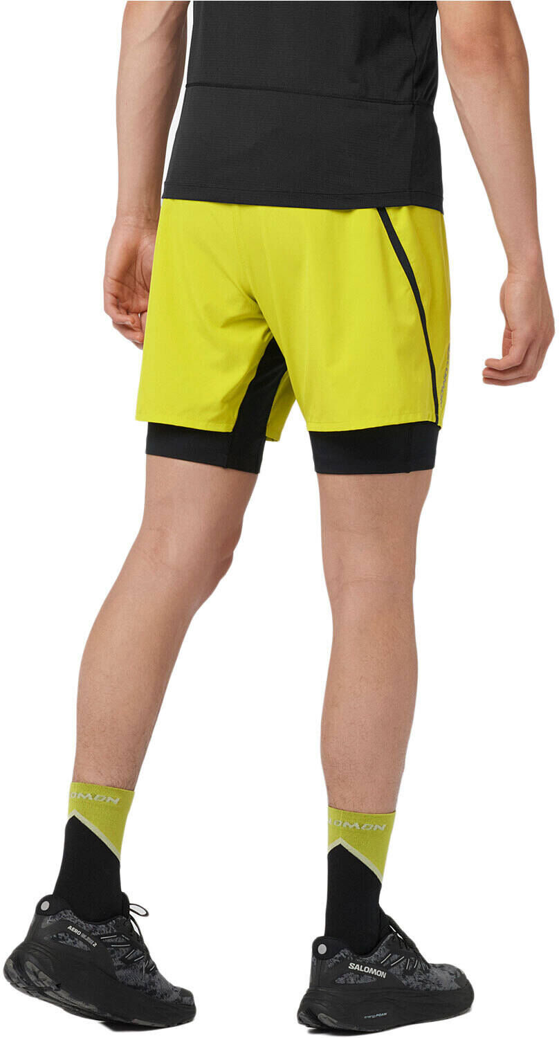 Salomon cross pantalón running hombre Amarillo (M)