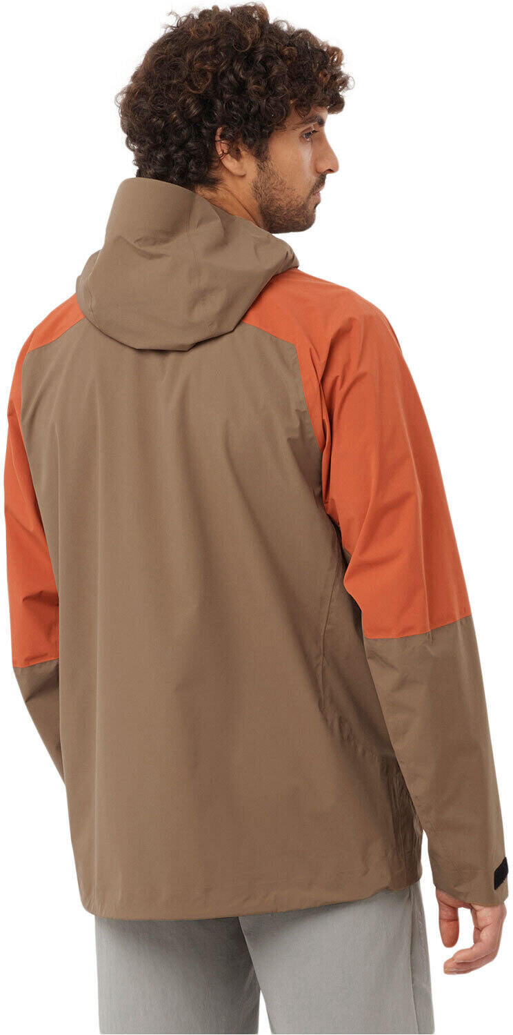 Salomon outerpath waterproof pro chaqueta impermeable hombre Marron (L)