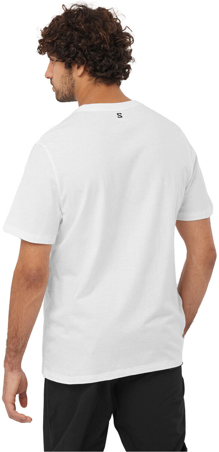 Salomon graphics camiseta montaña manga corta hombre Blanco (M)