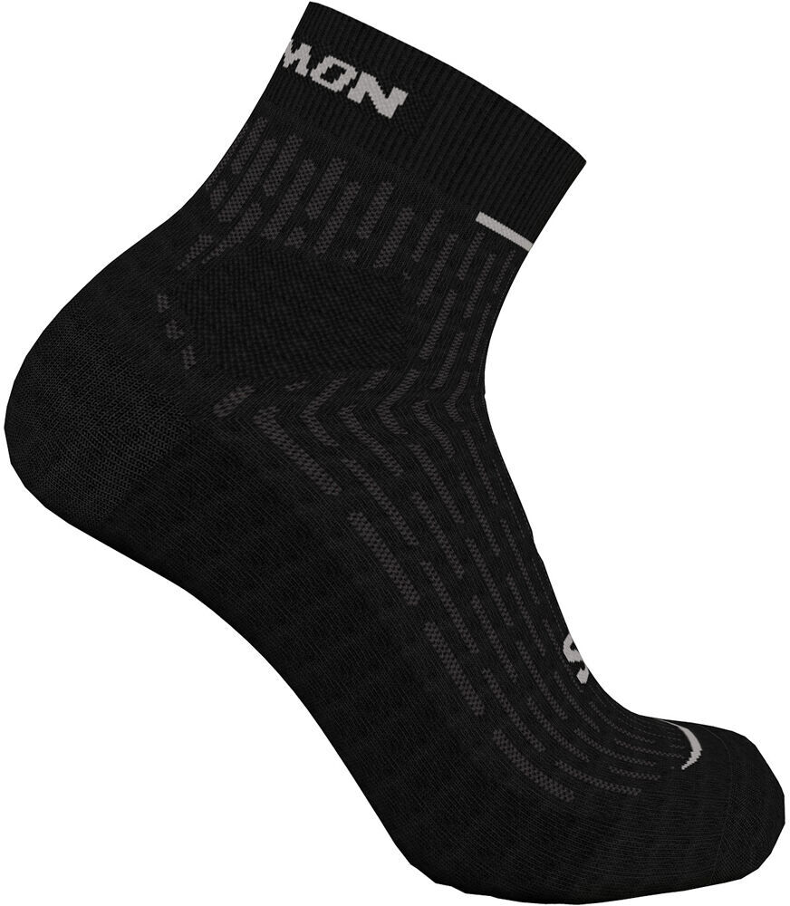 Salomon ultra glide ankle calcetines running Negro