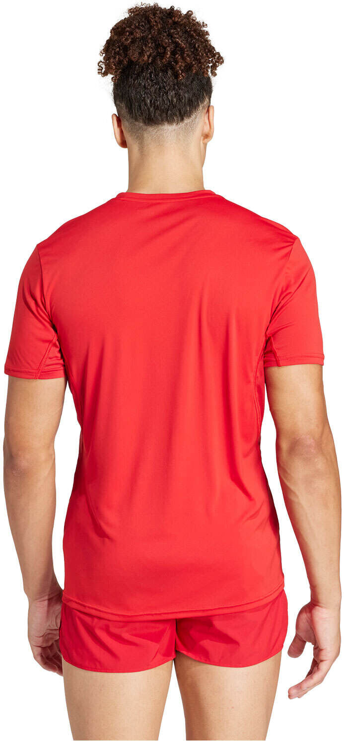 Adidas adizero camiseta técnica manga corta hombre Rojo (XXL)