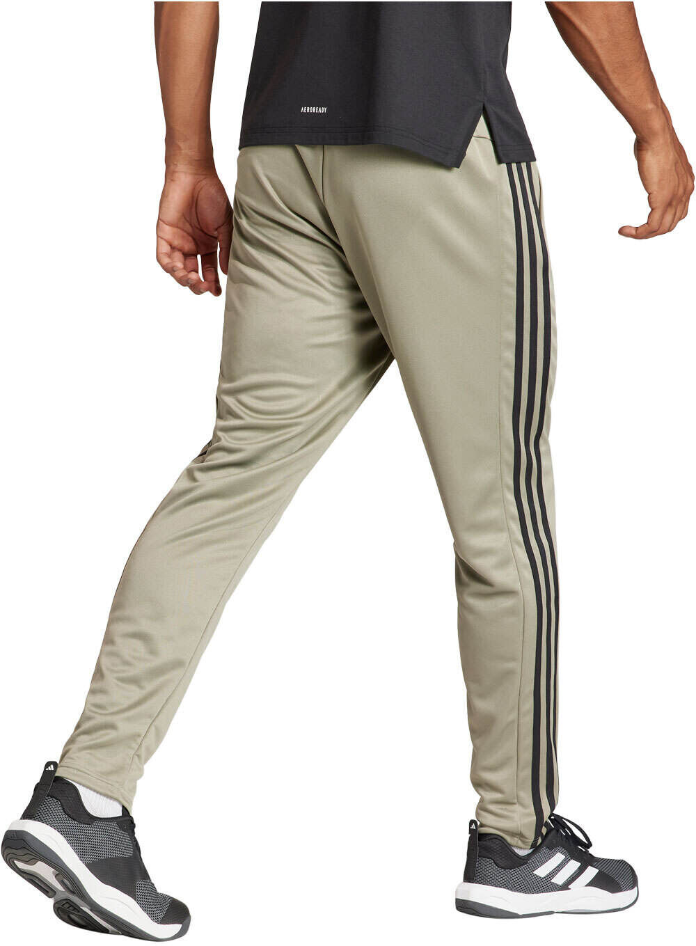 Adidas essentials base 3p pantalon fitness hombre Gris (S)