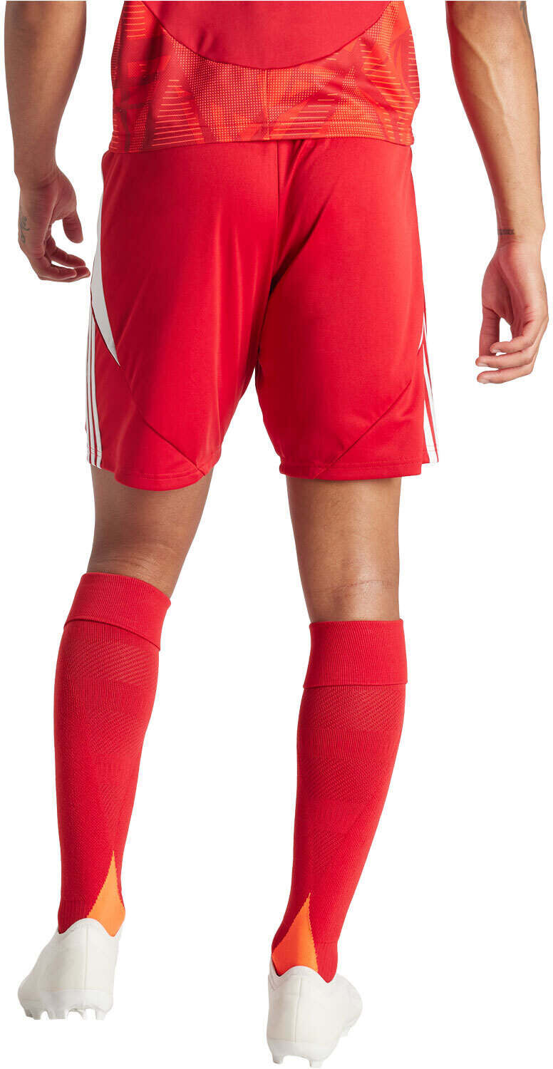 Adidas tiro24 pantalones cortos futbol Rojo (XS)