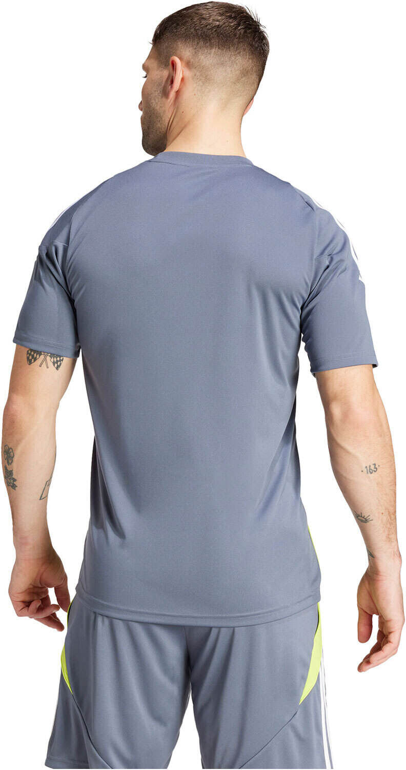 Adidas tiro24 camisetas fútbol manga corta Gris (M)