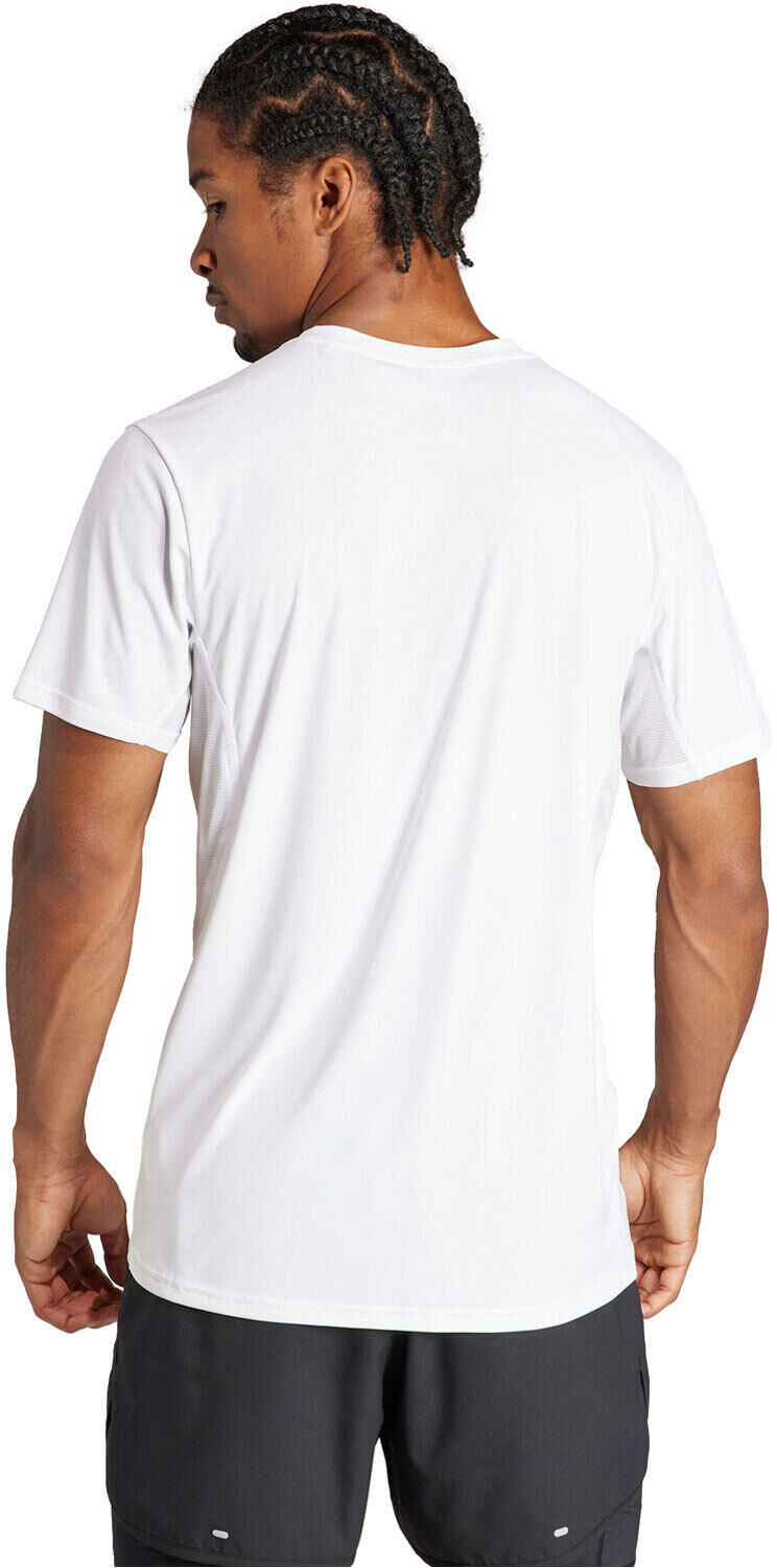 Adidas adizero camiseta técnica manga corta hombre Blanco (L)