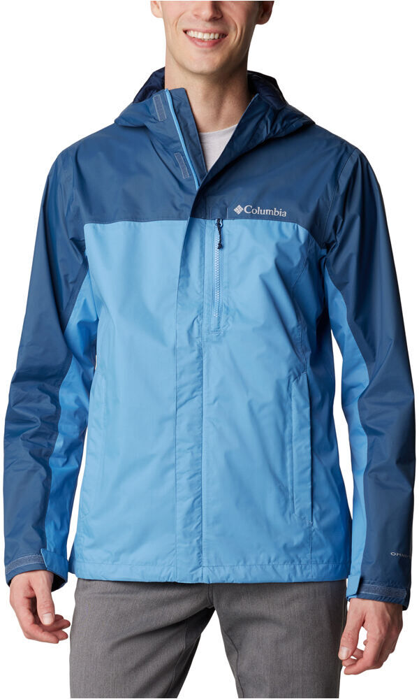 Columbia pouring adventure ii chaqueta impermeable hombre Azul (S)