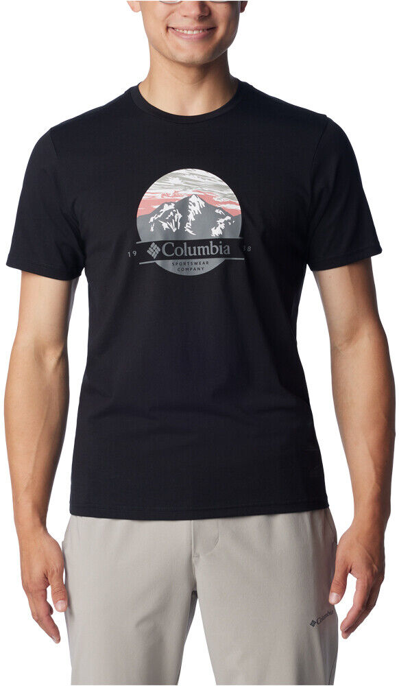 Columbia path lake camiseta montaña manga corta hombre Gris (S)