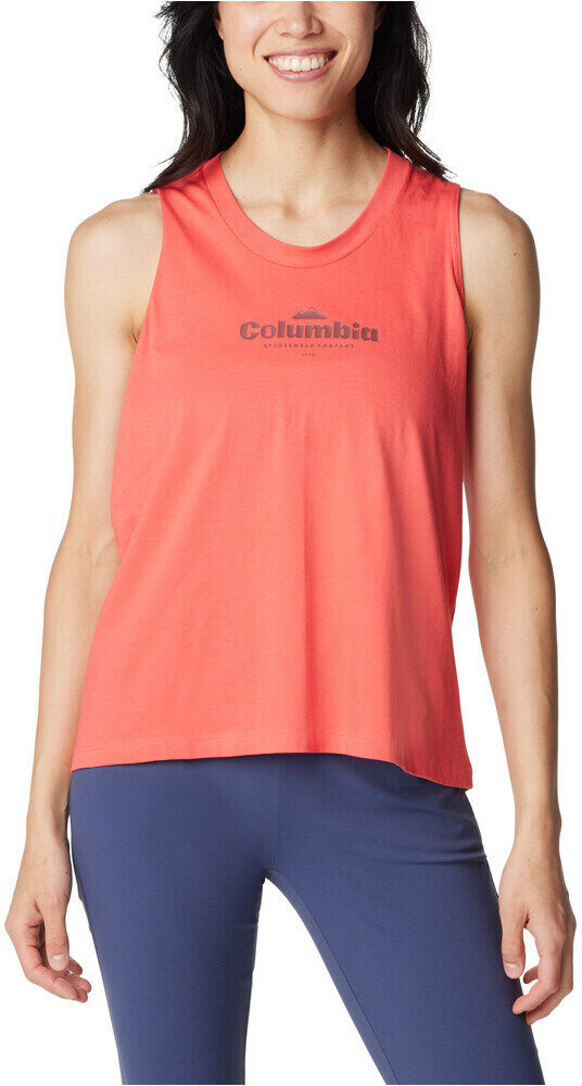 Columbia north cascades camiseta tirantes Rojo (S)