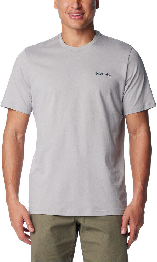 Columbia rockaway river camiseta montaña manga corta hombre Gris (XXL)