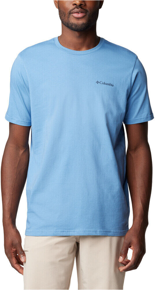 Columbia rockaway river camiseta montaña manga corta hombre Azul (XL)