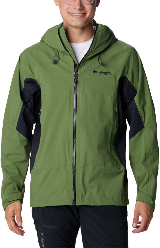 Columbia mazama trail chaqueta impermeable hombre Verde (M)