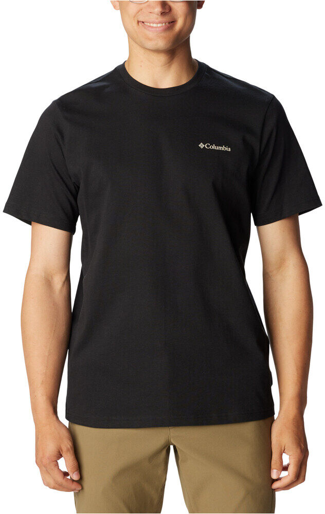 Columbia explorers canyon camiseta montaña manga corta hombre Negro (M)