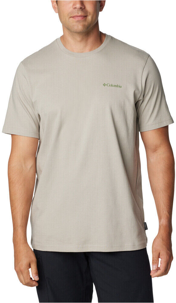 Columbia explorers canyon camiseta montaña manga corta hombre Gris (M)