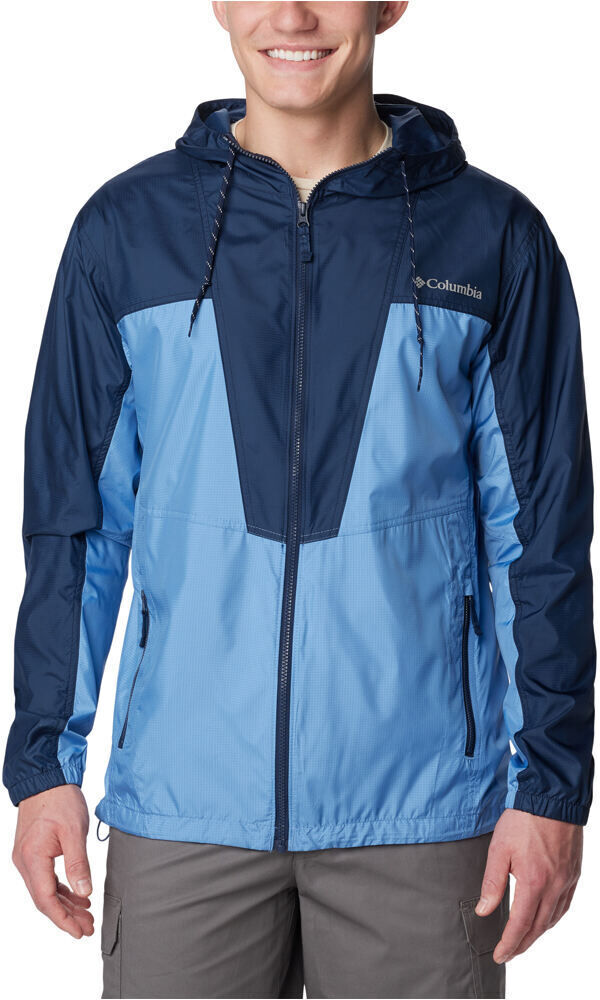 Columbia trail traveler windbreaker chaqueta softshell hombre Marino (S)