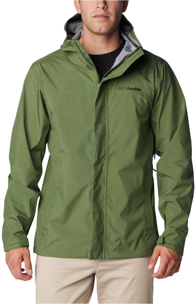 Columbia wahkeena falls 3l chaqueta impermeable hombre Verde (XXL)